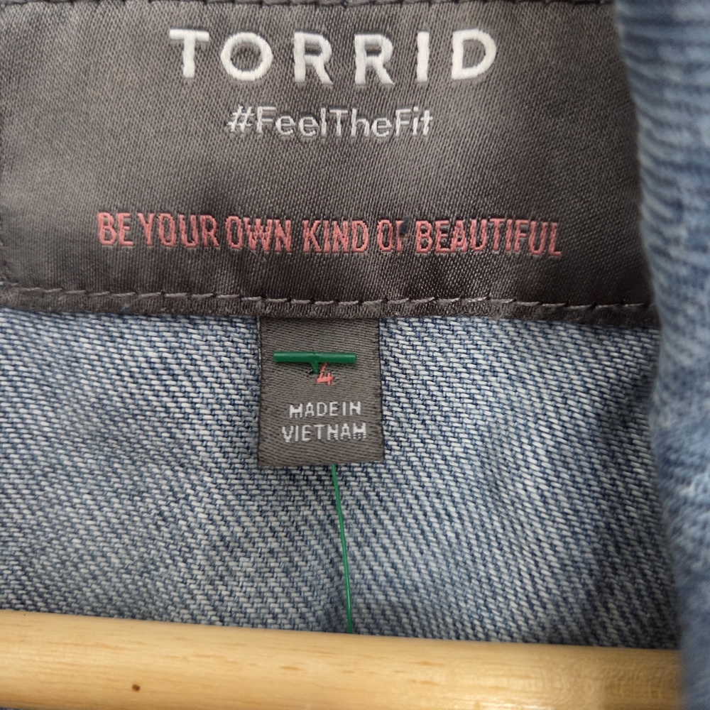 Torrid Blue Denim Jacket - Picture 2 of 2